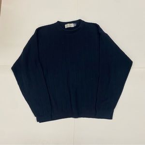Bill Blass Menswear Navy Blue Sweater Size Large Men’s